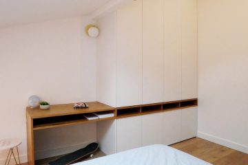 Placard avec bureau intégré 36