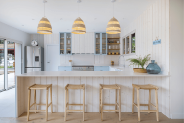 agencement Cuisine villa familiale à Hossegor